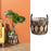 Crofta Woven Planter Basket Ornament Laundry Bag Plant Pot for Flower Storage Plant