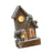 Crofta Wooden Xmas Village House Model with Light for Office Desktop Versatile Style B