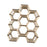 Crofta Honeycomb Shelf Convenient Creative Plant Rack for Miscellaneous Items Dolls 36cmx30cmx10cm