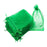 Crofta 100x Organza Bags Wedding Birthday Reusable Party Favors Christmas Gift Bags Green