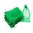 Crofta 100x Organza Bags Wedding Birthday Reusable Party Favors Christmas Gift Bags Green