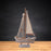 Crofta Wood Sail Boat Photo Props Miniature Sailing Boat for Countertop Office Home 28cmx15.5cmx4cm