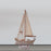 Crofta Wood Sail Boat Photo Props Miniature Sailing Boat for Countertop Office Home 28cmx15.5cmx4cm