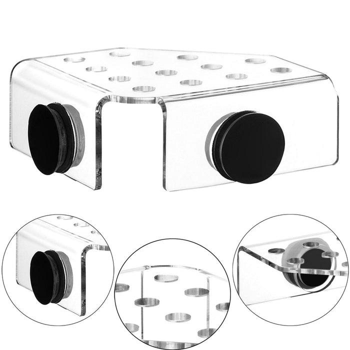 Crofta Aquarium Clear Acrylic Frag Support Coral Frag Holder for Aquarium Fish Tank