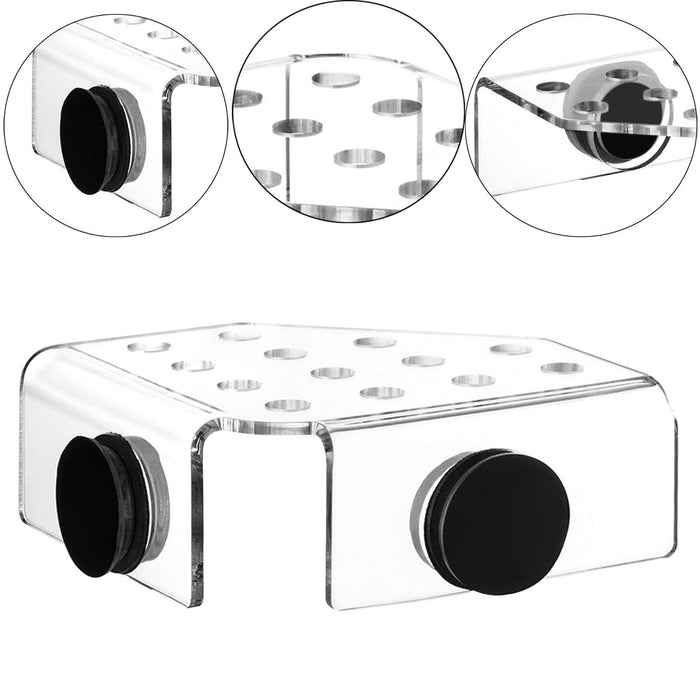 Crofta Aquarium Clear Acrylic Frag Support Coral Frag Holder for Aquarium Fish Tank