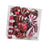 Crofta 16 Pieces Christmas Hanging Decorations Indoor for Farmhouse Bedroom Holiday Dark Red