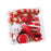 Crofta 16 Pieces Christmas Hanging Decorations Indoor for Farmhouse Bedroom Holiday Red