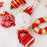 Crofta 16 Pieces Christmas Hanging Decorations Indoor for Farmhouse Bedroom Holiday Red