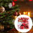 Crofta 16 Pieces Christmas Hanging Decorations Indoor for Farmhouse Bedroom Holiday Red