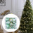 Crofta 16 Pieces Christmas Hanging Decorations Indoor for Farmhouse Bedroom Holiday Light Green