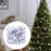 Crofta 16 Pieces Christmas Hanging Decorations Indoor for Farmhouse Bedroom Holiday Siver