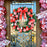 Crofta Xmas Wreath Door Christmas Ball Ornament Window Artificial Christmas Wreath Style A