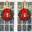 Crofta Xmas Wreath Door Christmas Ball Ornament Window Artificial Christmas Wreath Style A