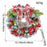 Crofta Xmas Wreath Door Christmas Ball Ornament Window Artificial Christmas Wreath Style B