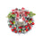 Crofta Xmas Wreath Door Christmas Ball Ornament Window Artificial Christmas Wreath Style B