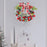 Crofta Xmas Wreath Door Christmas Ball Ornament Window Artificial Christmas Wreath Style B