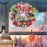 Crofta Xmas Wreath Door Christmas Ball Ornament Window Artificial Christmas Wreath Style B