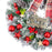 Crofta Xmas Wreath Door Christmas Ball Ornament Window Artificial Christmas Wreath Style B