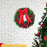 Crofta Xmas Wreath Door Christmas Ball Ornament Window Artificial Christmas Wreath Style C