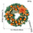 Crofta Xmas Wreath Door Christmas Ball Ornament Window Artificial Christmas Wreath Style D