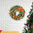 Crofta Xmas Wreath Door Christmas Ball Ornament Window Artificial Christmas Wreath Style D