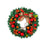 Crofta Xmas Wreath Door Christmas Ball Ornament Window Artificial Christmas Wreath Style F