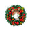 Crofta Xmas Wreath Door Christmas Ball Ornament Window Artificial Christmas Wreath Style F