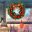 Crofta Xmas Wreath Door Christmas Ball Ornament Window Artificial Christmas Wreath Style F