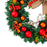 Crofta Xmas Wreath Door Christmas Ball Ornament Window Artificial Christmas Wreath Style F