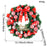 Crofta Xmas Wreath Door Christmas Ball Ornament Window Artificial Christmas Wreath Style H