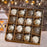 Crofta 16x Christmas Ball Ornaments Charm Pendants for Holiday Party Wreath Garland Champagne