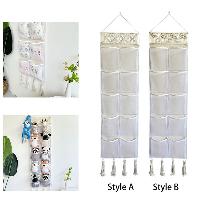 Crofta Door Storage Organizer 5 Tier Jewelry for Entrance Children's Room Baby Room Style A