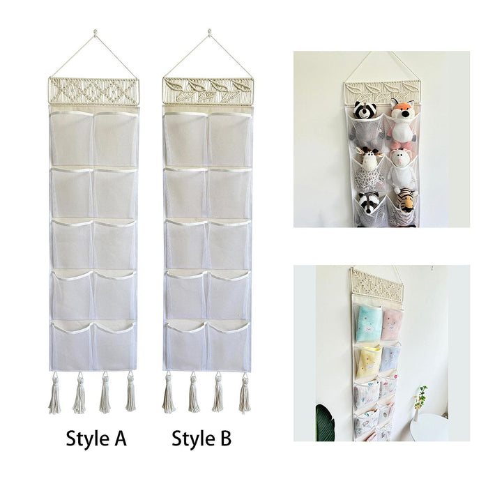 Crofta Door Storage Organizer 5 Tier Jewelry for Entrance Children's Room Baby Room Style A