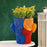 Crofta Painted Face Planter Decorative Creative Flowerpot for Office Garden Bedroom