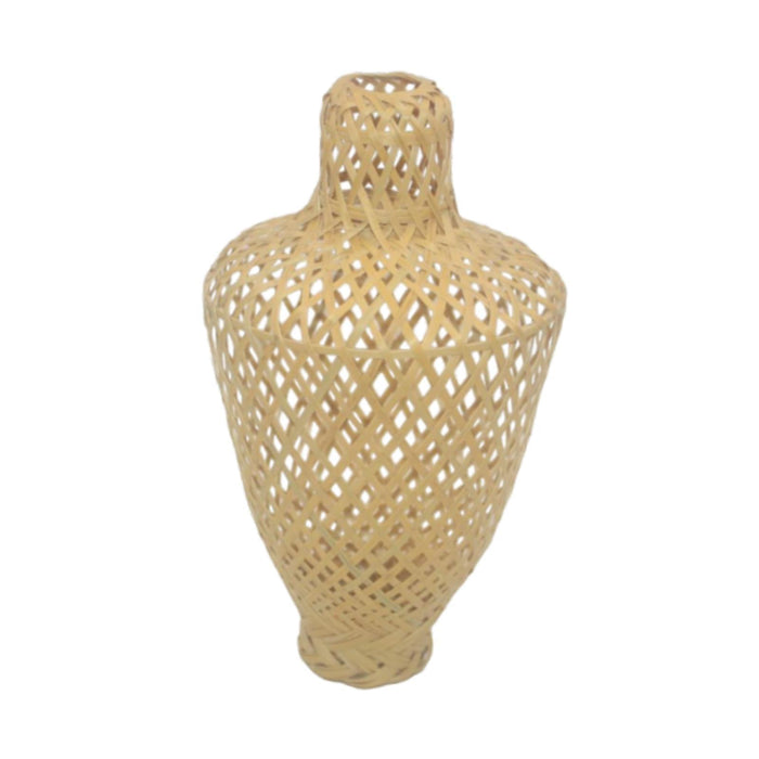 Crofta Woven Lampshade Lamp Cover Shade Housewarming Lantern Home Bamboo Lamp Shade