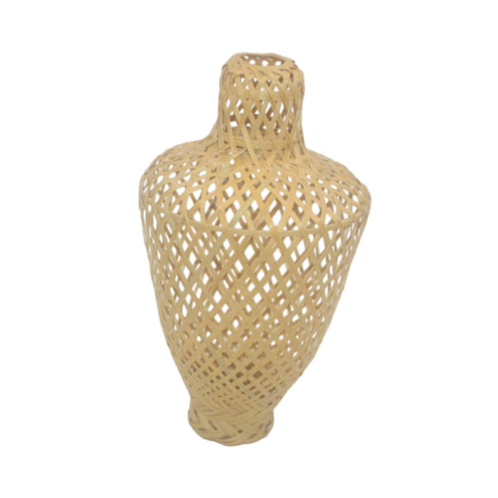 Crofta Woven Lampshade Lamp Cover Shade Housewarming Lantern Home Bamboo Lamp Shade