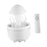 Crofta Small Humidifier US Plug with Changing Colors for Room Farmhouse Yoga White