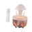 Crofta Small Humidifier US Plug with Changing Colors for Room Farmhouse Yoga Gold marble pattern