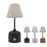 Crofta Touch Table Lamp Home Decoration Practical Bedside Lamp for Hotel Bar Office Black Base