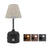 Crofta Touch Table Lamp Home Decoration Practical Bedside Lamp for Hotel Bar Office Black Base