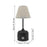 Crofta Touch Table Lamp Home Decoration Practical Bedside Lamp for Hotel Bar Office Black Base