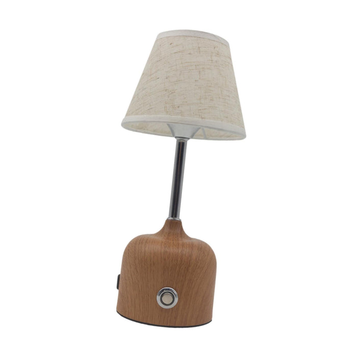 Crofta Touch Table Lamp Home Decoration Practical Bedside Lamp for Hotel Bar Office Brown Base