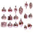 Crofta 12Pcs Christmas Ball Ornaments Baubles for Birthday Anniversary Thanksgiving