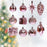 Crofta 12Pcs Christmas Ball Ornaments Baubles for Birthday Anniversary Thanksgiving