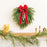 Crofta 19inch Artificial Pine Christmas Wreath with Bell for Hotels, Shopping Malls