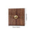 Crofta Wooden Lighting Switch Plate Premium Outlet Panel for Hotel Kitchen Room Single Lever