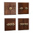 Crofta Wooden Lighting Switch Plate Premium Outlet Panel for Hotel Kitchen Room Single Lever