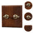 Crofta Wooden Lighting Switch Plate Premium Outlet Panel for Hotel Kitchen Room Two Levers