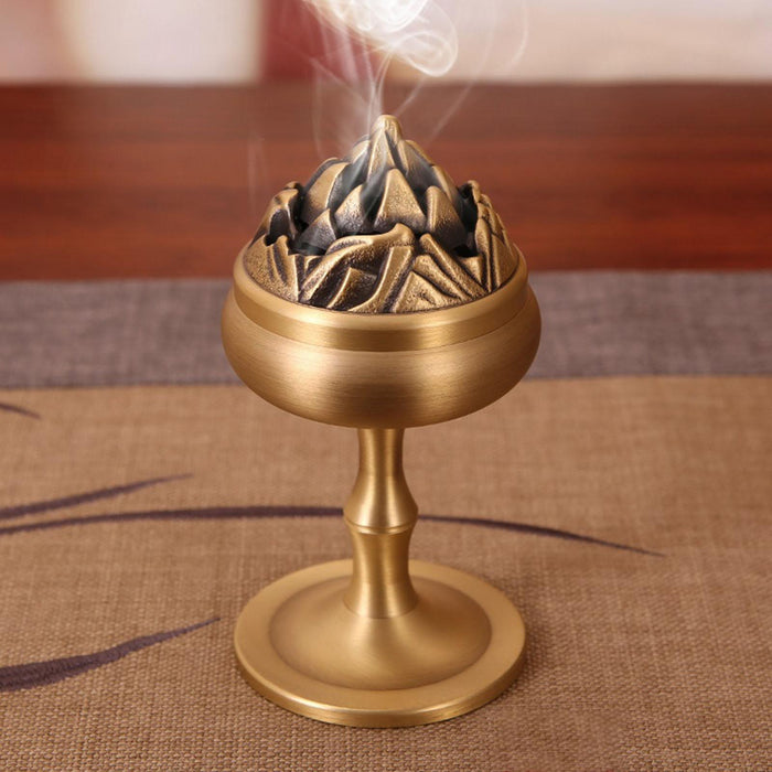 Crofta Ornament Table Centerpiece Mediation Incense Burner for Yoga Living Room SPA