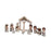 Crofta 12 Pieces Holy Family Figurines Figure Crafts Resin for Holiday Table Cabinet white